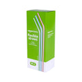 Minimalist Basics Disposable Striped Plastic Flex Straws, BPA Free, Food-Safe, Essentials