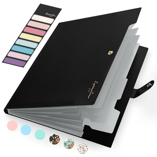 Eco-Friendly Sooez Accordion File Organizer, Letter Size Expanding File Essentials