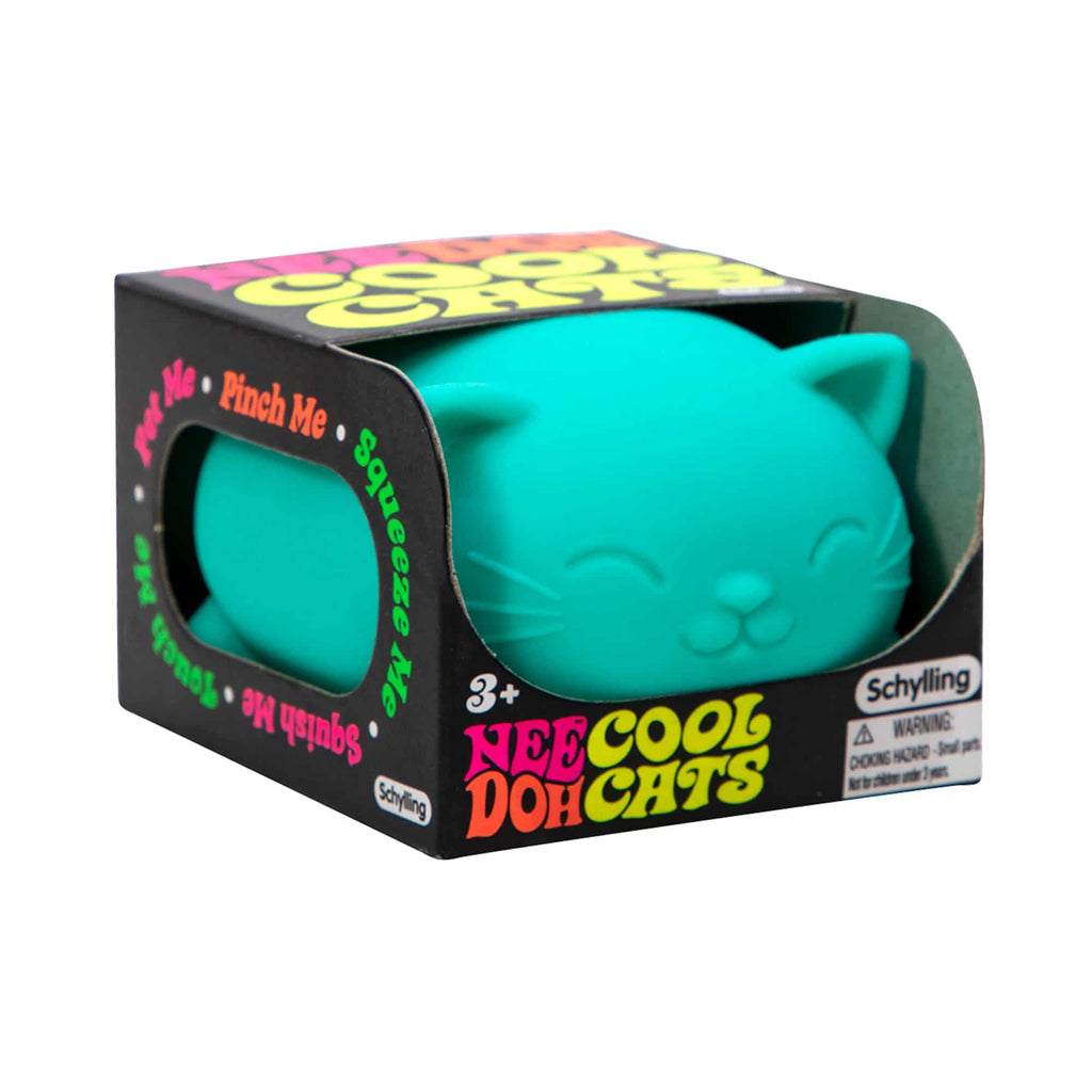 Animal-Shaped Cool Cats NeeDoh | Select Morning Crest - Cute Animal-Shaped NeeDoh Fidget Toy for Kids Detail