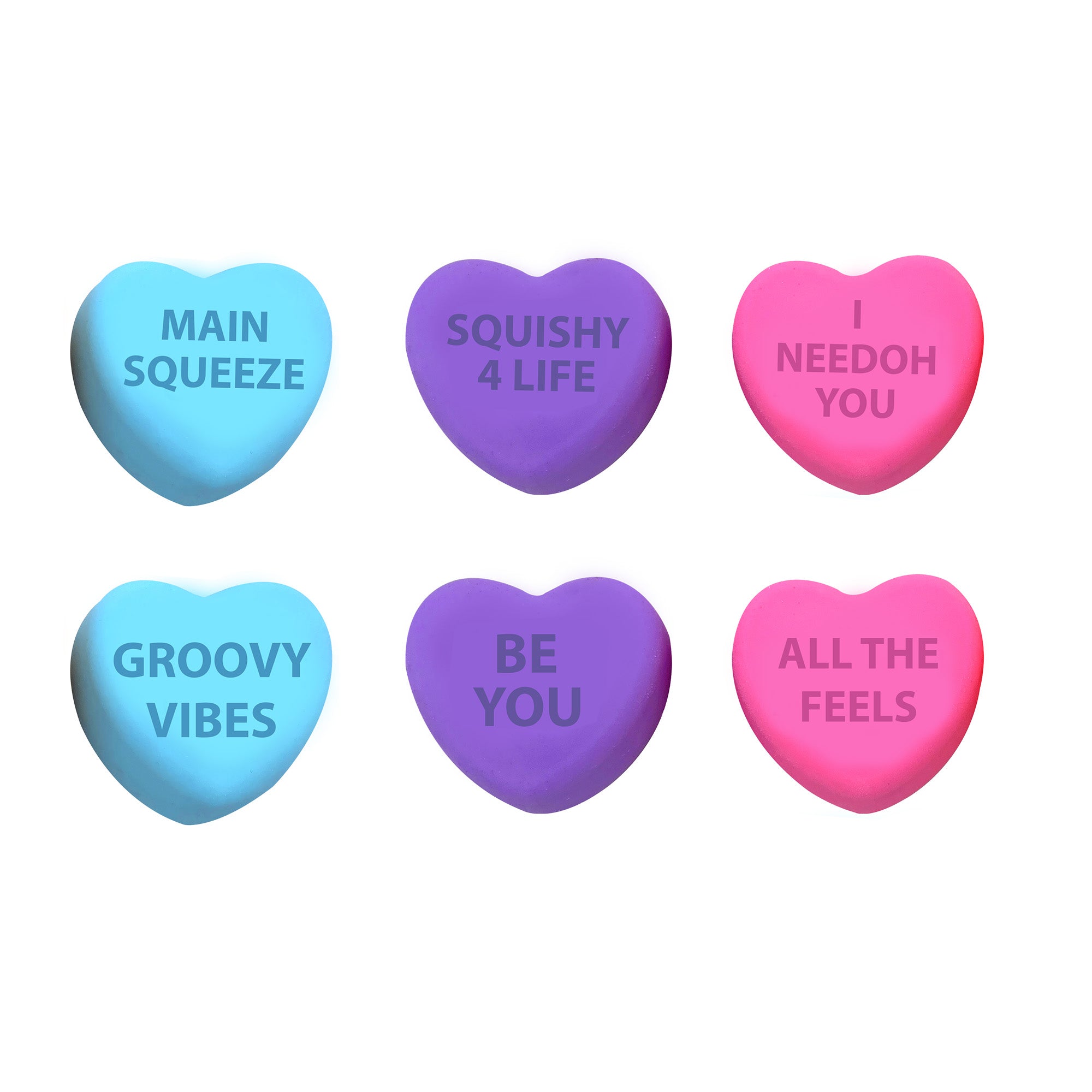 Sweet Treat Shaped NeeDoh Color Change Squeeze Heart | Reserve Opal Summit - Deliciously Soft Cupcake Sensory Glob - Surprise Me! (Random Color)