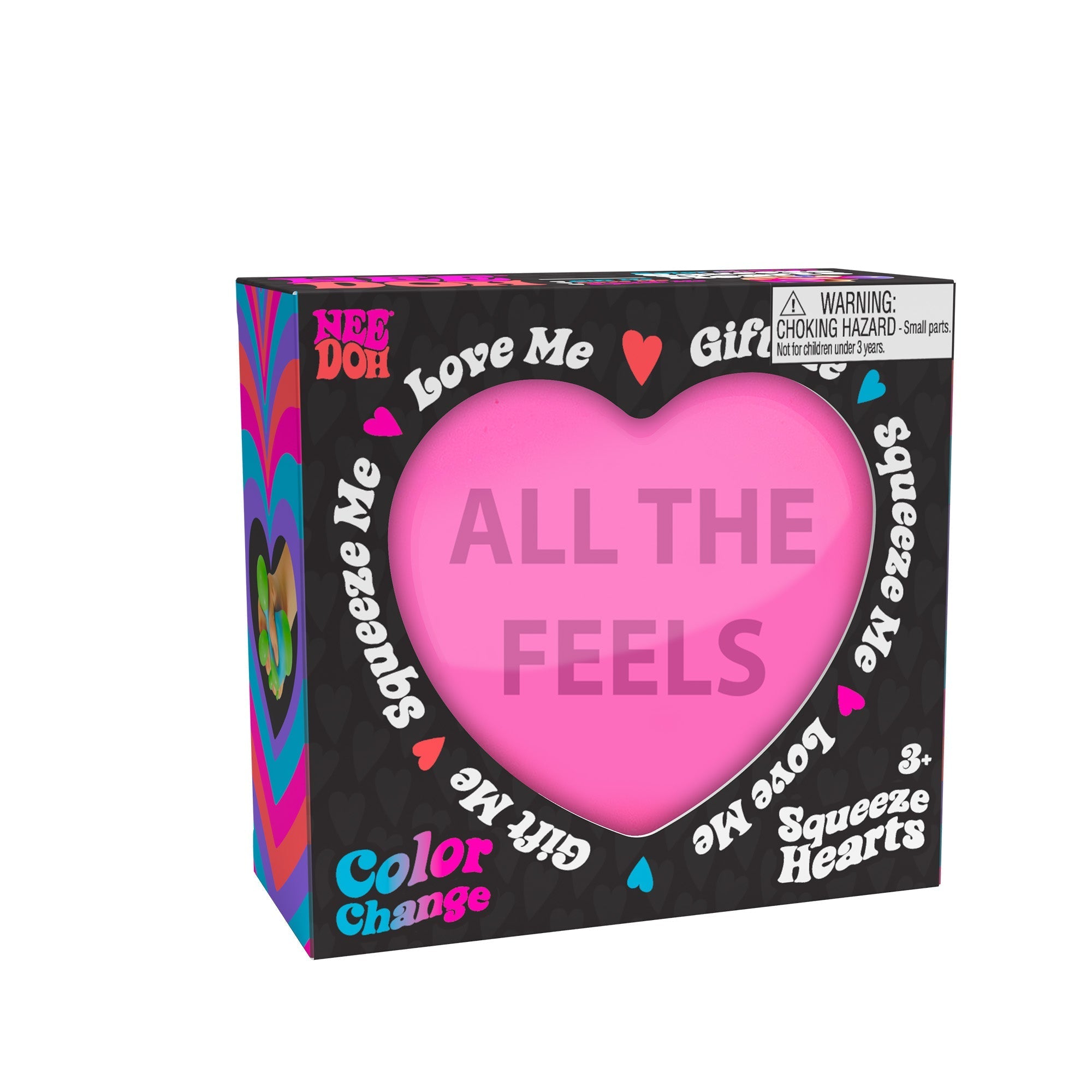 Sweet Treat Shaped NeeDoh Color Change Squeeze Heart | Reserve Opal Summit - Deliciously Soft Cupcake Sensory Glob Detail