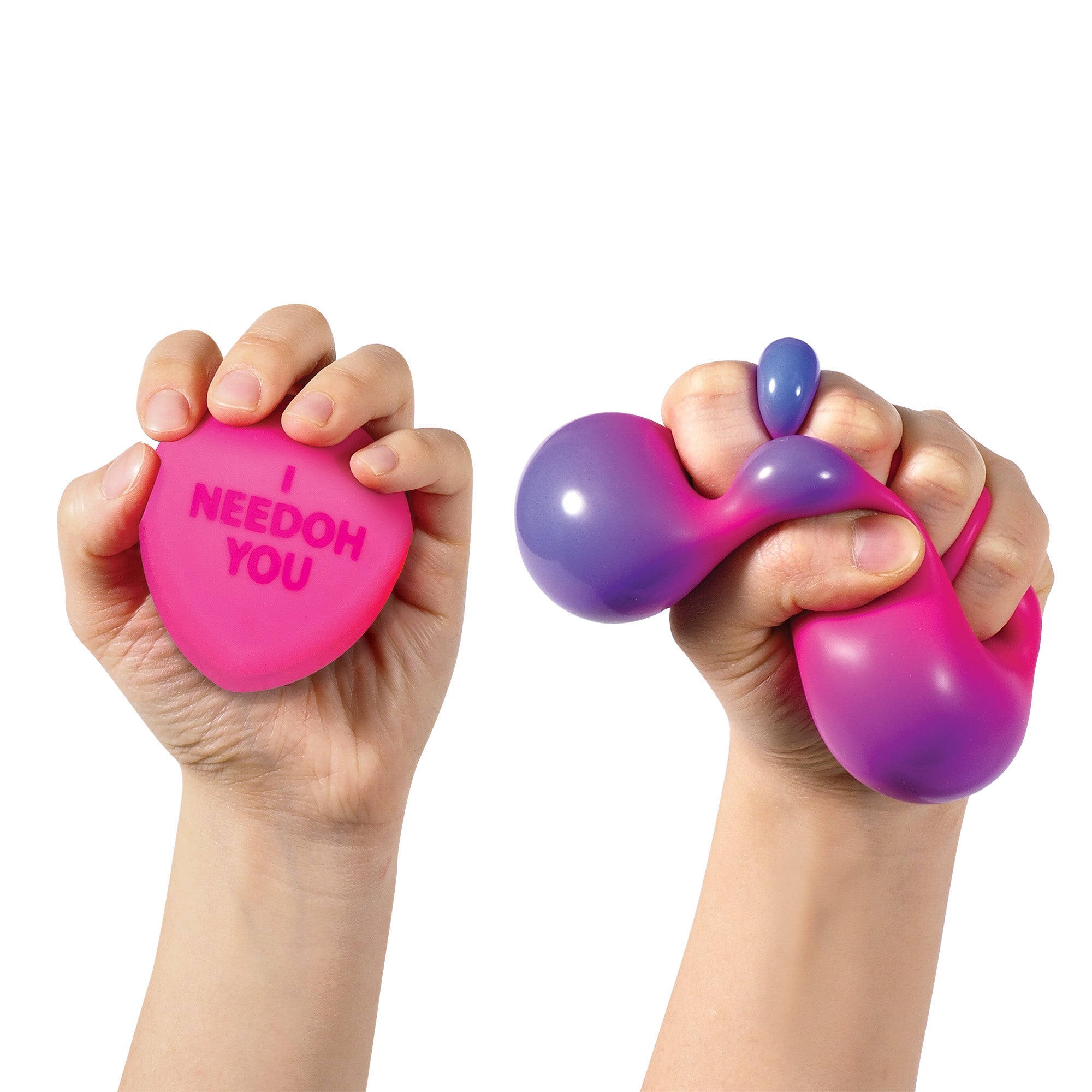 Sweet Treat Shaped NeeDoh Color Change Squeeze Heart | Reserve Opal Summit - Deliciously Soft Cupcake Sensory Glob Detail