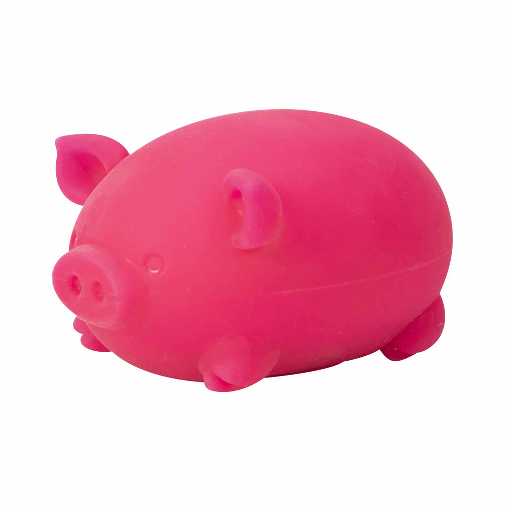 Cute Collectible NeeDoh Dig’ It Pig | Select Velvet Canopy - Collectible Shaggy Monster Squishable Toy Detail