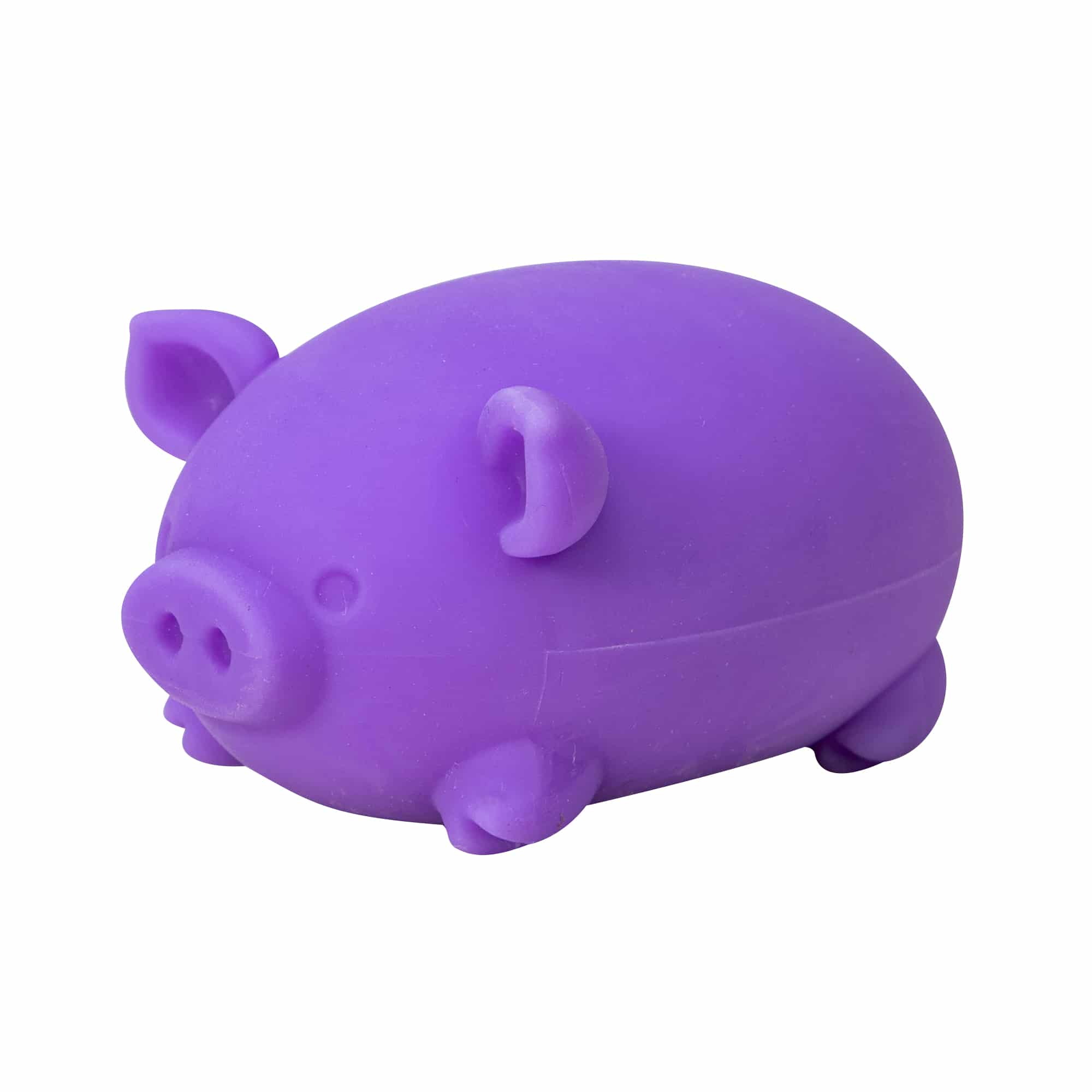 Cute Collectible NeeDoh Dig’ It Pig | Select Velvet Canopy - Collectible Shaggy Monster Squishable Toy Detail