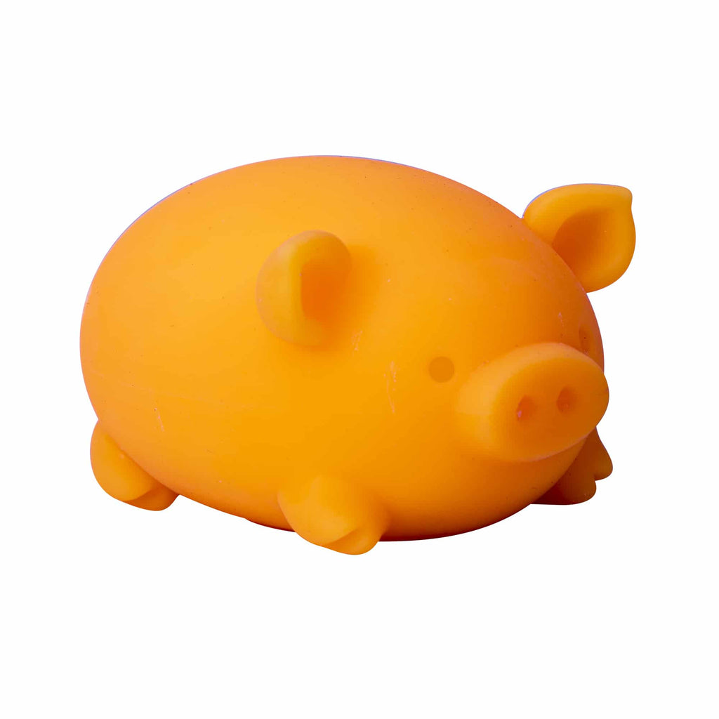 Cute Collectible NeeDoh Dig’ It Pig | Select Velvet Canopy - Collectible Shaggy Monster Squishable Toy Detail