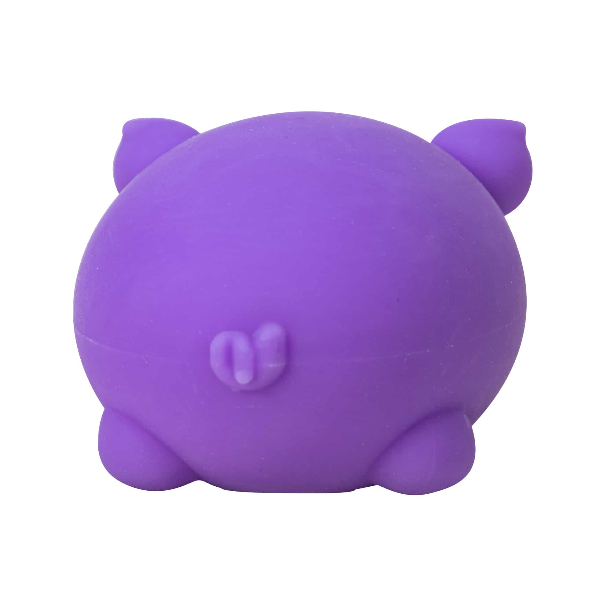 Cute Collectible NeeDoh Dig’ It Pig | Select Velvet Canopy - Collectible Shaggy Monster Squishable Toy Detail