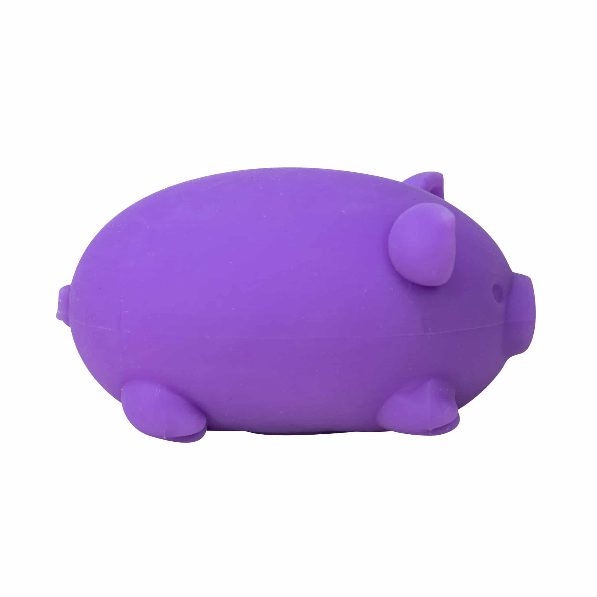 Cute Collectible NeeDoh Dig’ It Pig | Select Velvet Canopy - Collectible Shaggy Monster Squishable Toy Detail