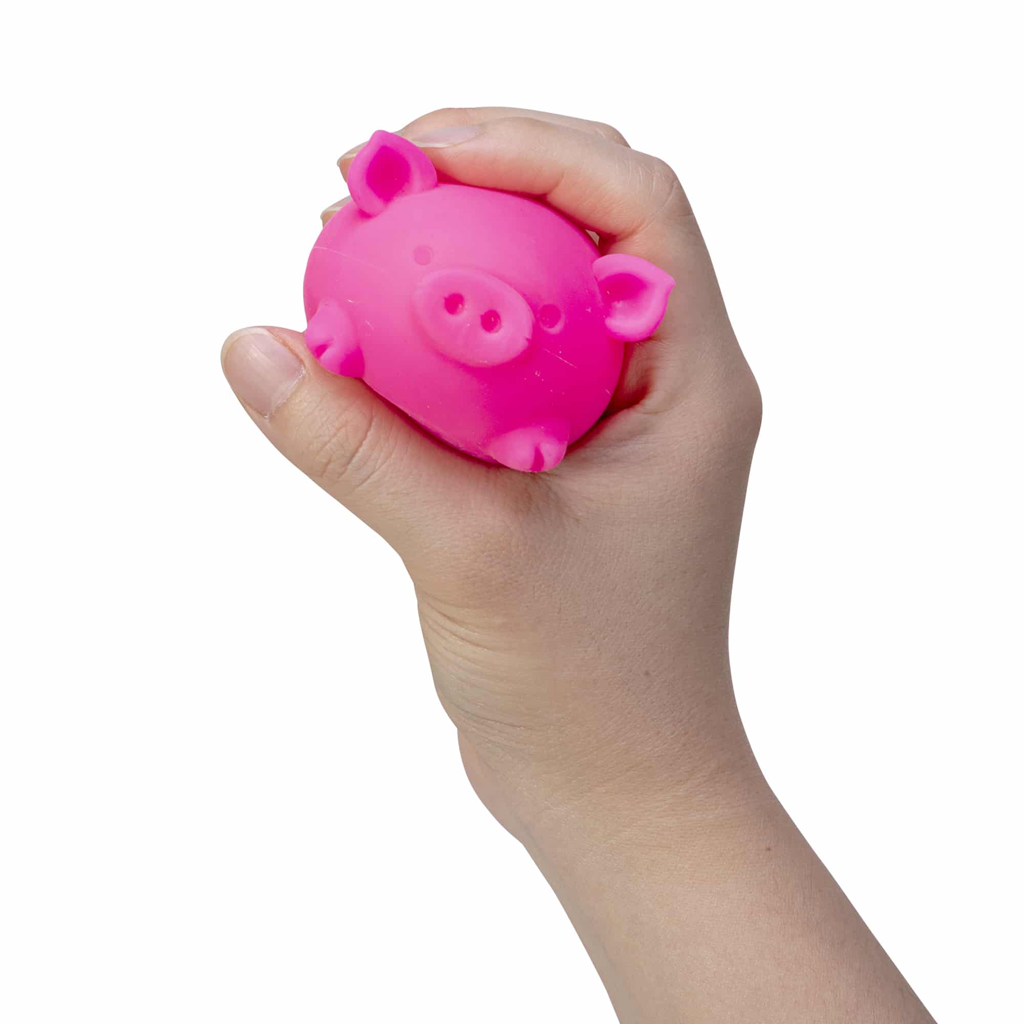 Cute Collectible NeeDoh Dig’ It Pig | Select Velvet Canopy - Collectible Shaggy Monster Squishable Toy Detail