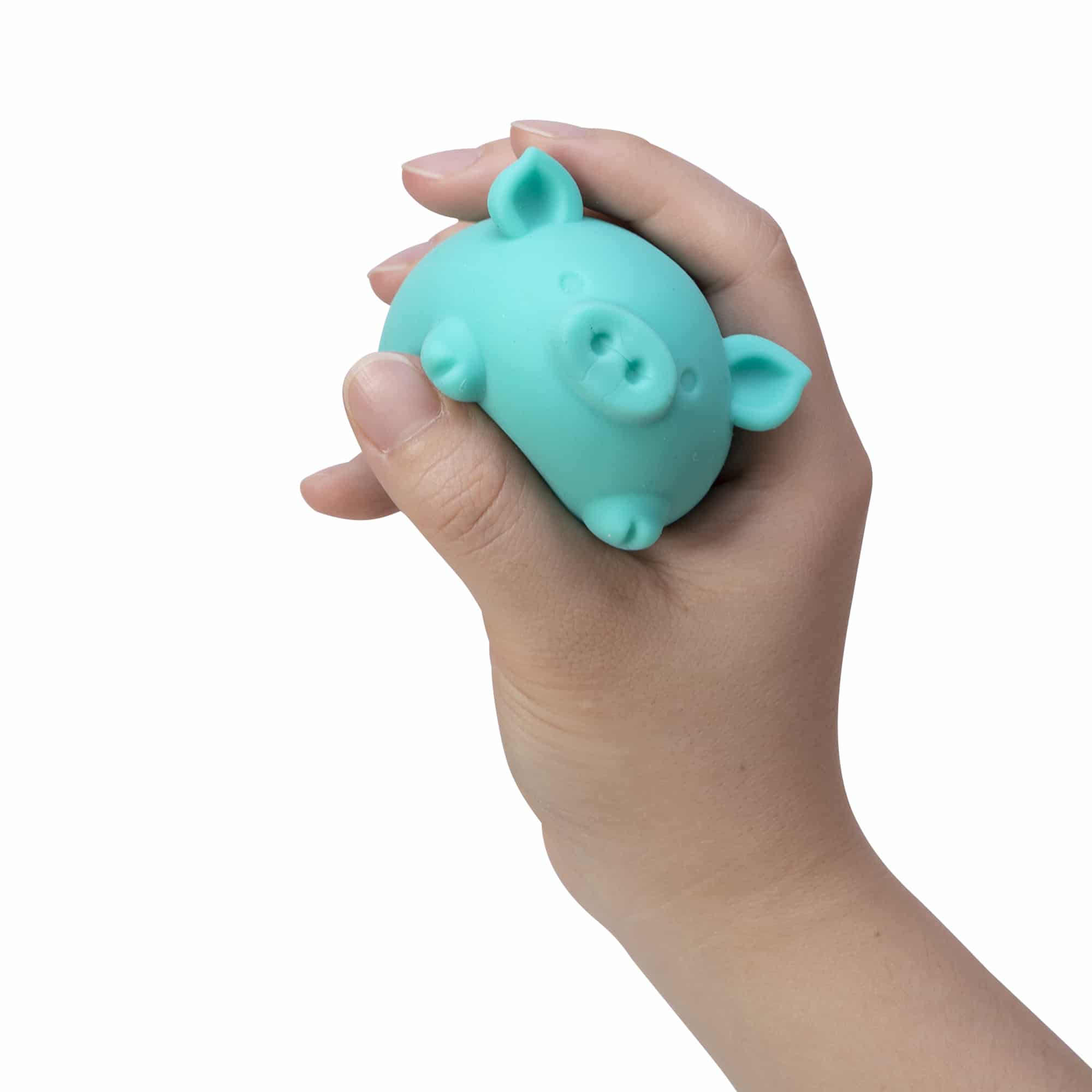 Cute Collectible NeeDoh Dig’ It Pig | Select Velvet Canopy - Collectible Shaggy Monster Squishable Toy Detail
