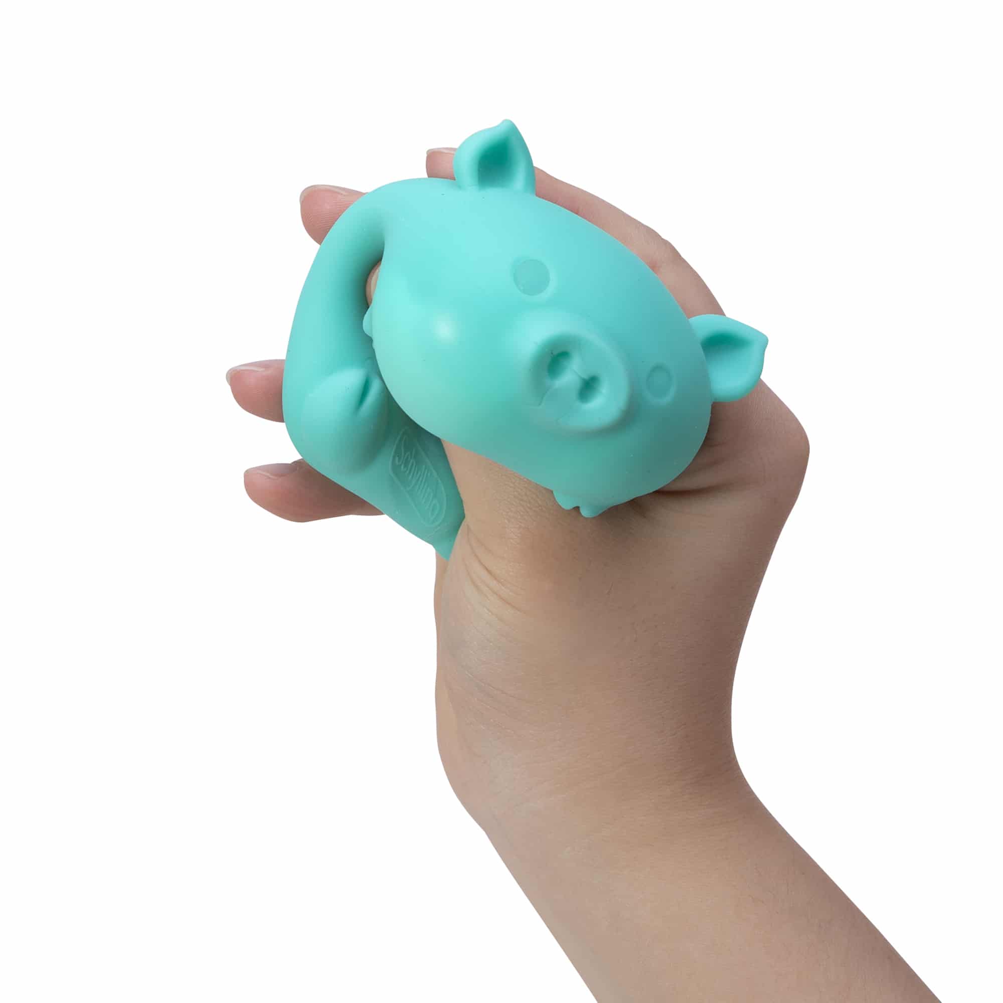Cute Collectible NeeDoh Dig’ It Pig | Select Velvet Canopy - Collectible Shaggy Monster Squishable Toy Detail