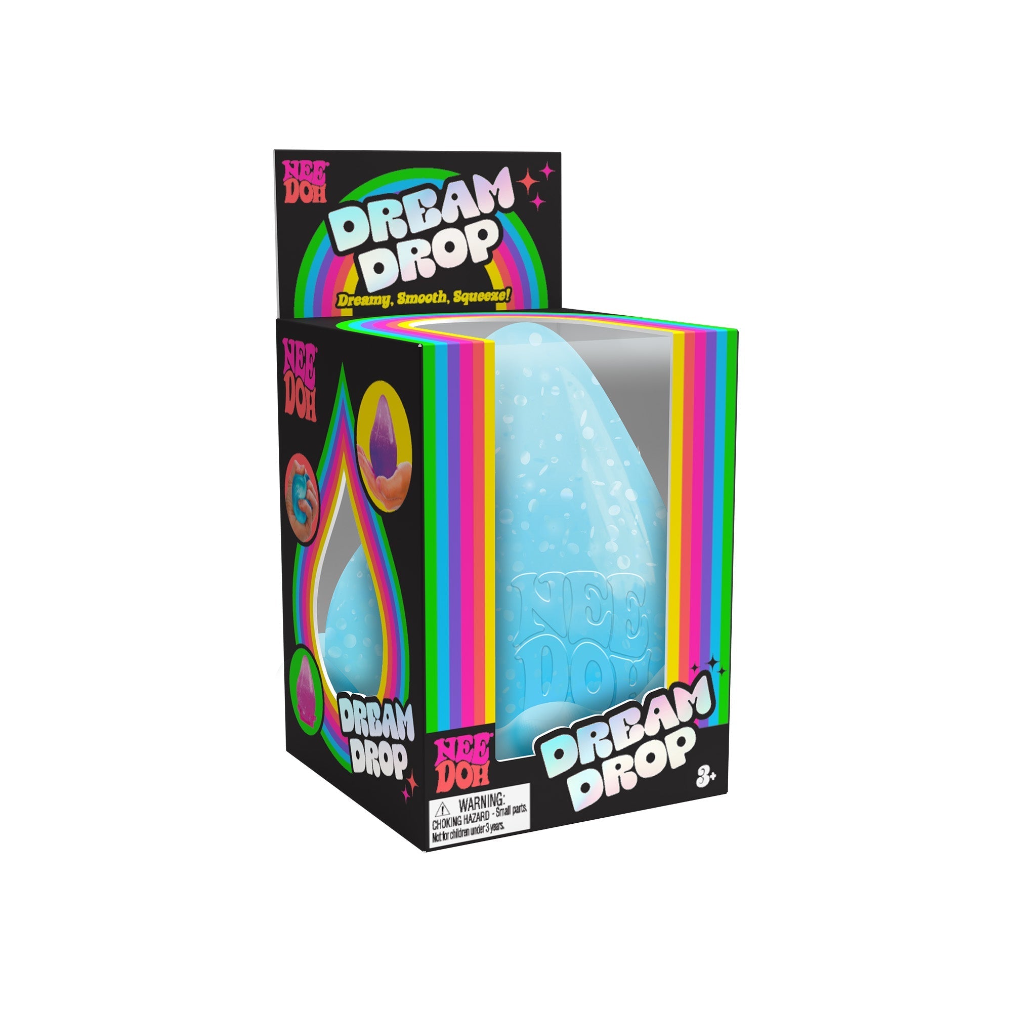 Deliciously Squishy NeeDoh Dream Drop | Select Linen Ridge - Fun Food Fidget Cookie Squishable Toy Detail