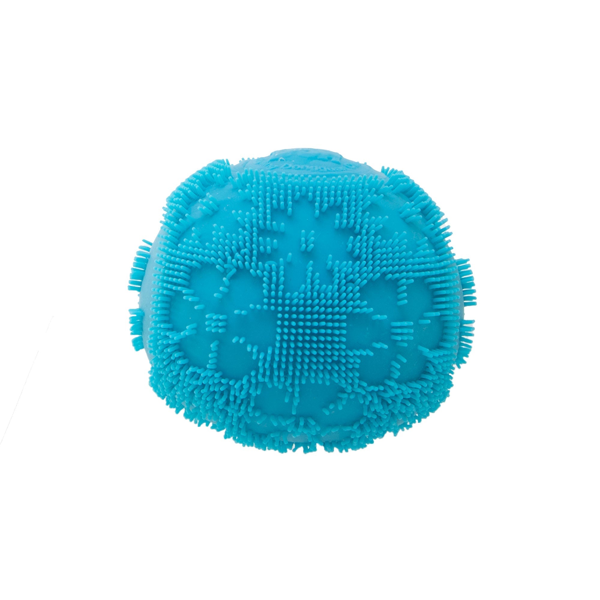 Shaggy Tactile NeeDoh Fuzz Ball Flower Power | Signature Elm Point - Shaggy Tactile Ribbed Stress Relief Toy Detail
