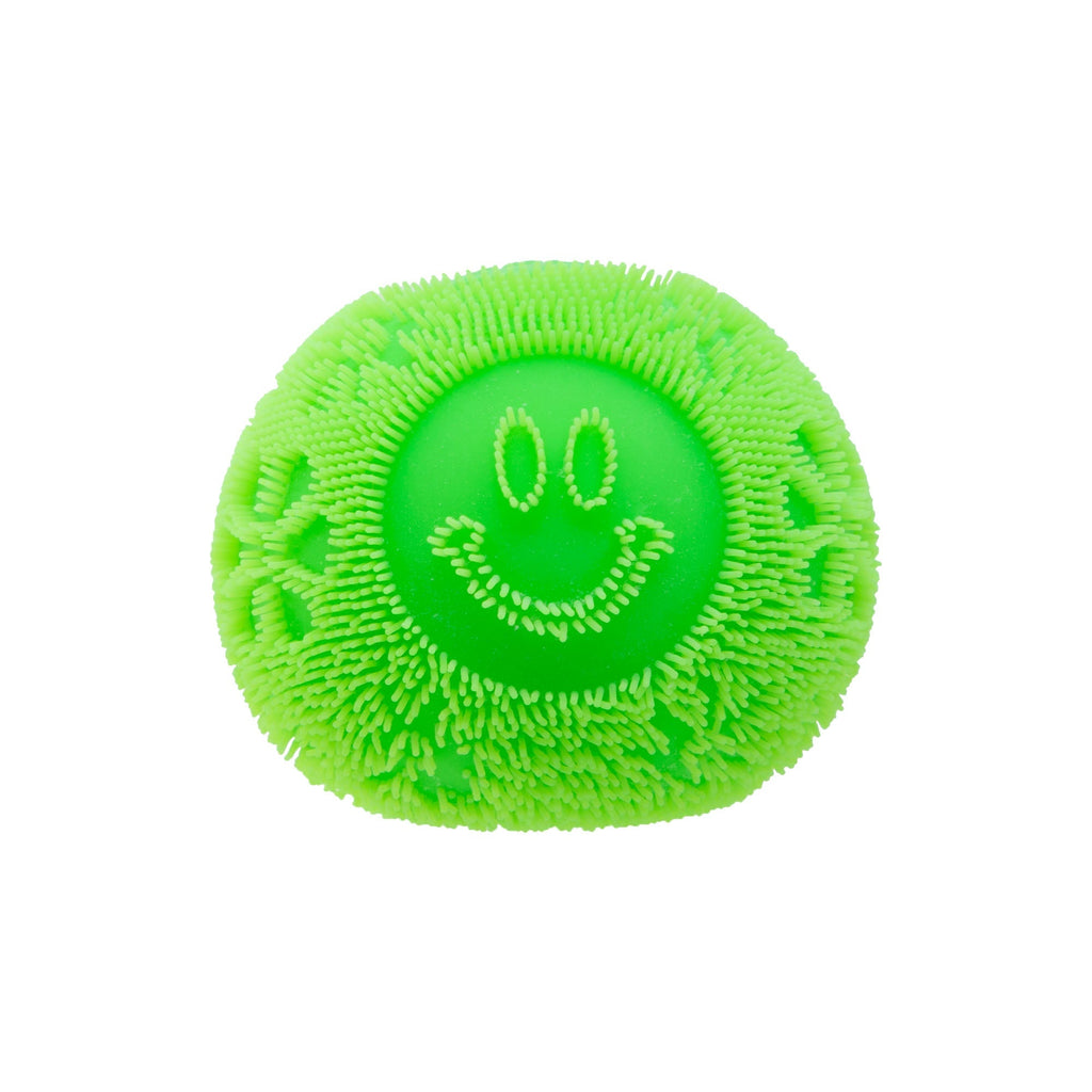 Shaggy Tactile NeeDoh Fuzz Ball Flower Power | Signature Elm Point - Shaggy Tactile Ribbed Stress Relief Toy Detail