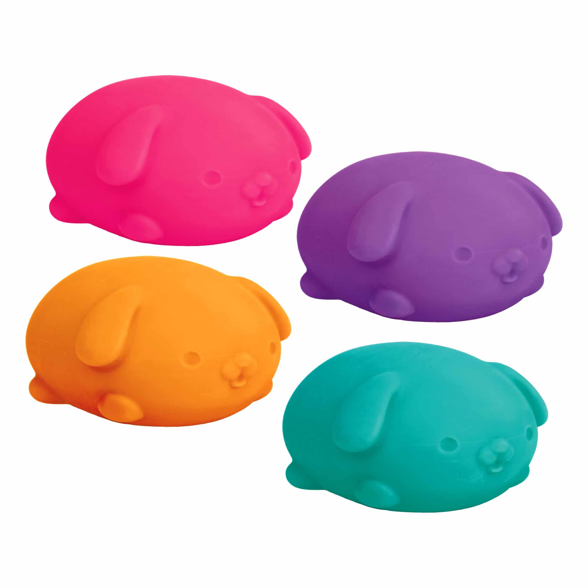 Animal-Shaped NeeDoh Funky Pup | Collection Canyon Shore - Dino Character Malt-Gel Filled Sensory Glob - Surprise Me! (Random Color)
