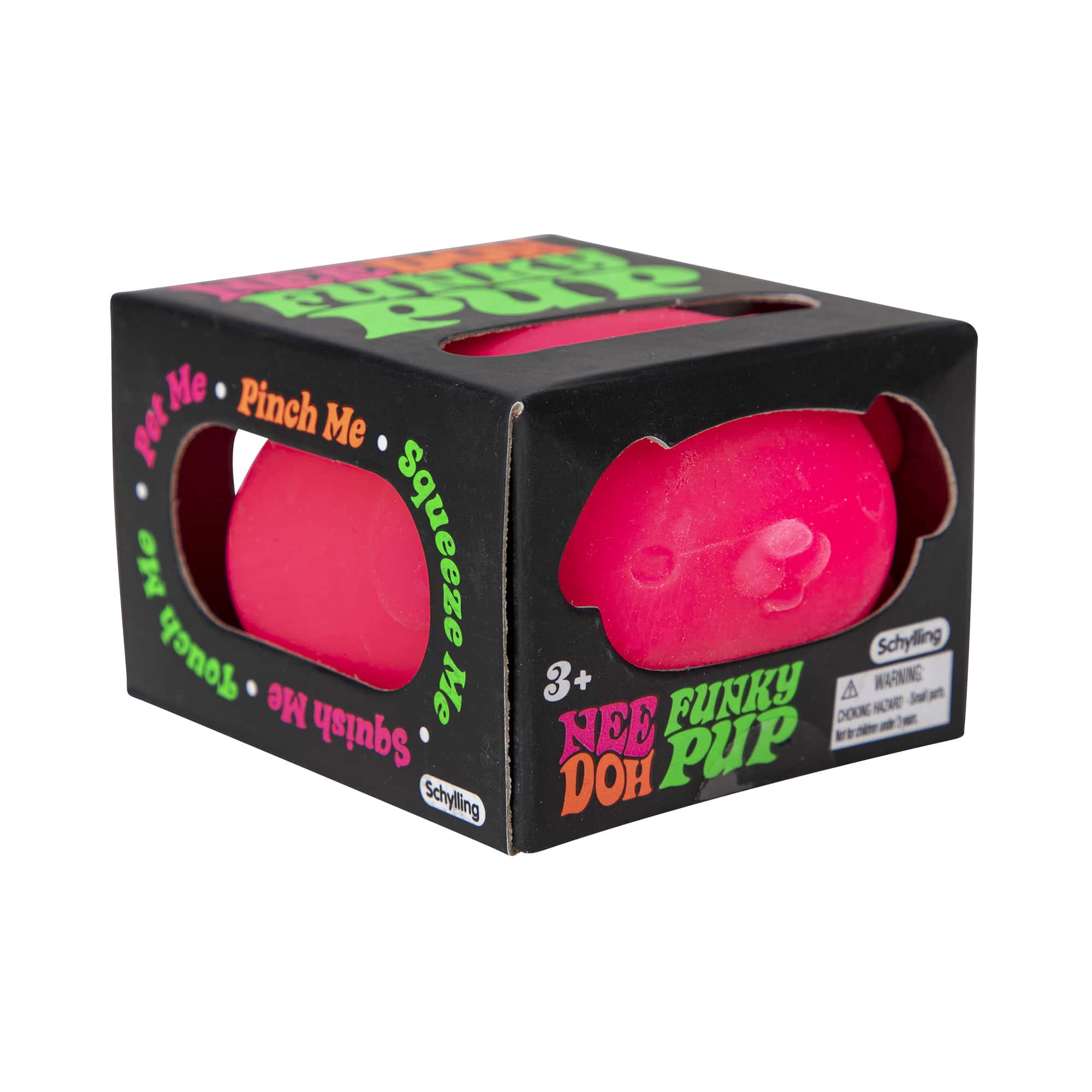 Animal-Shaped NeeDoh Funky Pup | Collection Canyon Shore - Dino Character Malt-Gel Filled Sensory Glob Detail