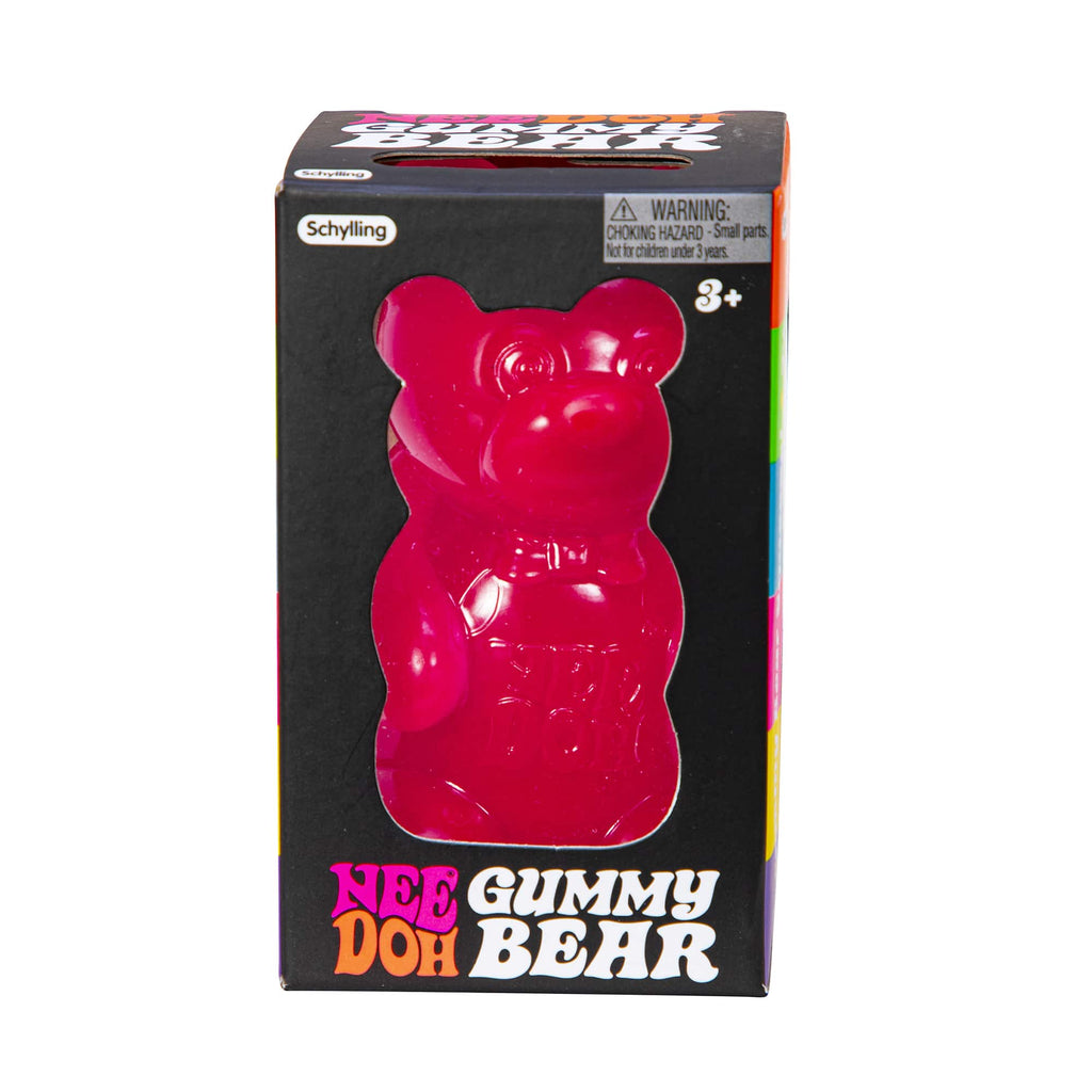 Cute Collectible NeeDoh Gummy Bear | Edition Canyon Forest - Purrfect Cat Squishy Character Stress Toy Detail