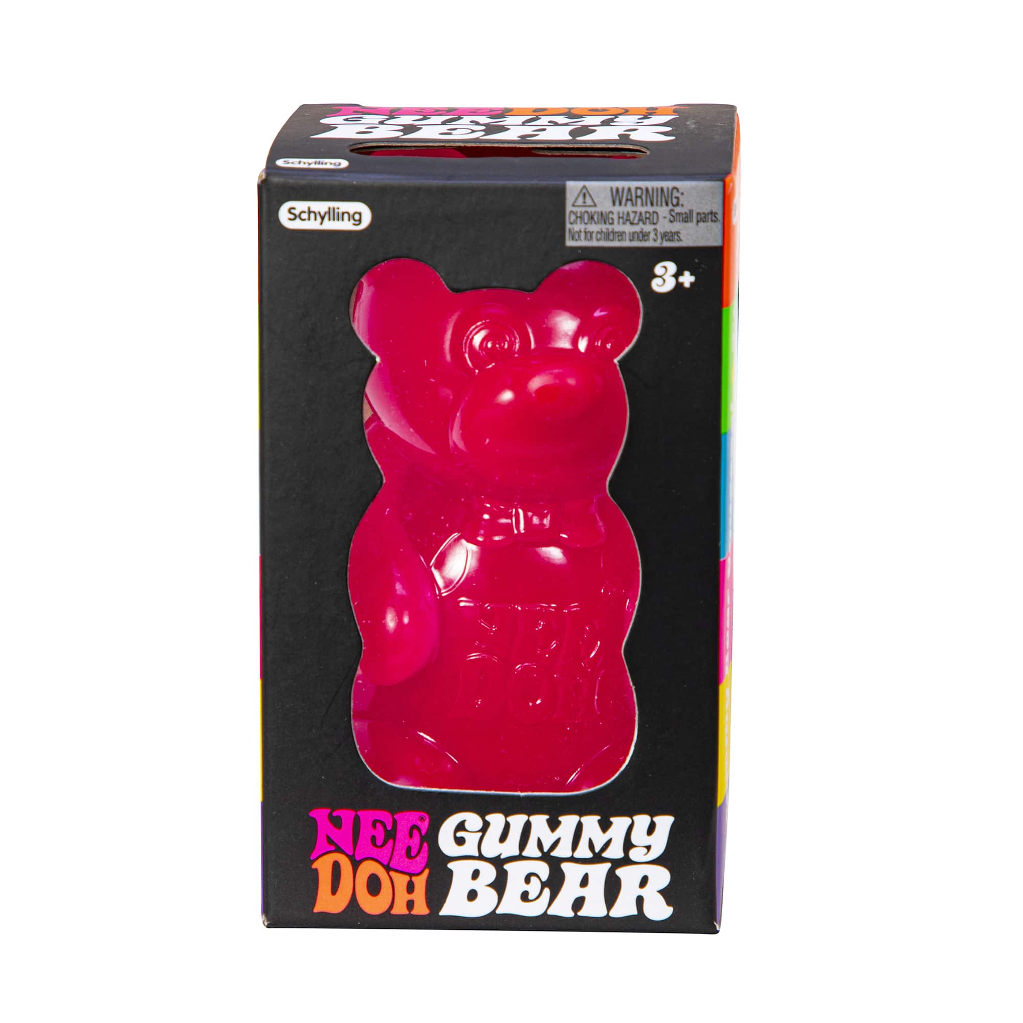 Cute Collectible NeeDoh Gummy Bear | Edition Canyon Forest - Purrfect Cat Squishy Character Stress Toy Detail