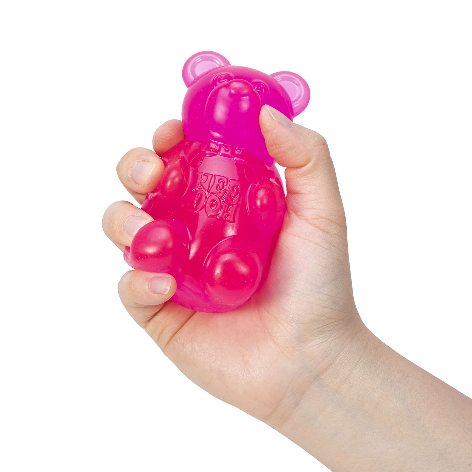 Cute Collectible NeeDoh Gummy Bear | Edition Canyon Forest - Purrfect Cat Squishy Character Stress Toy Detail