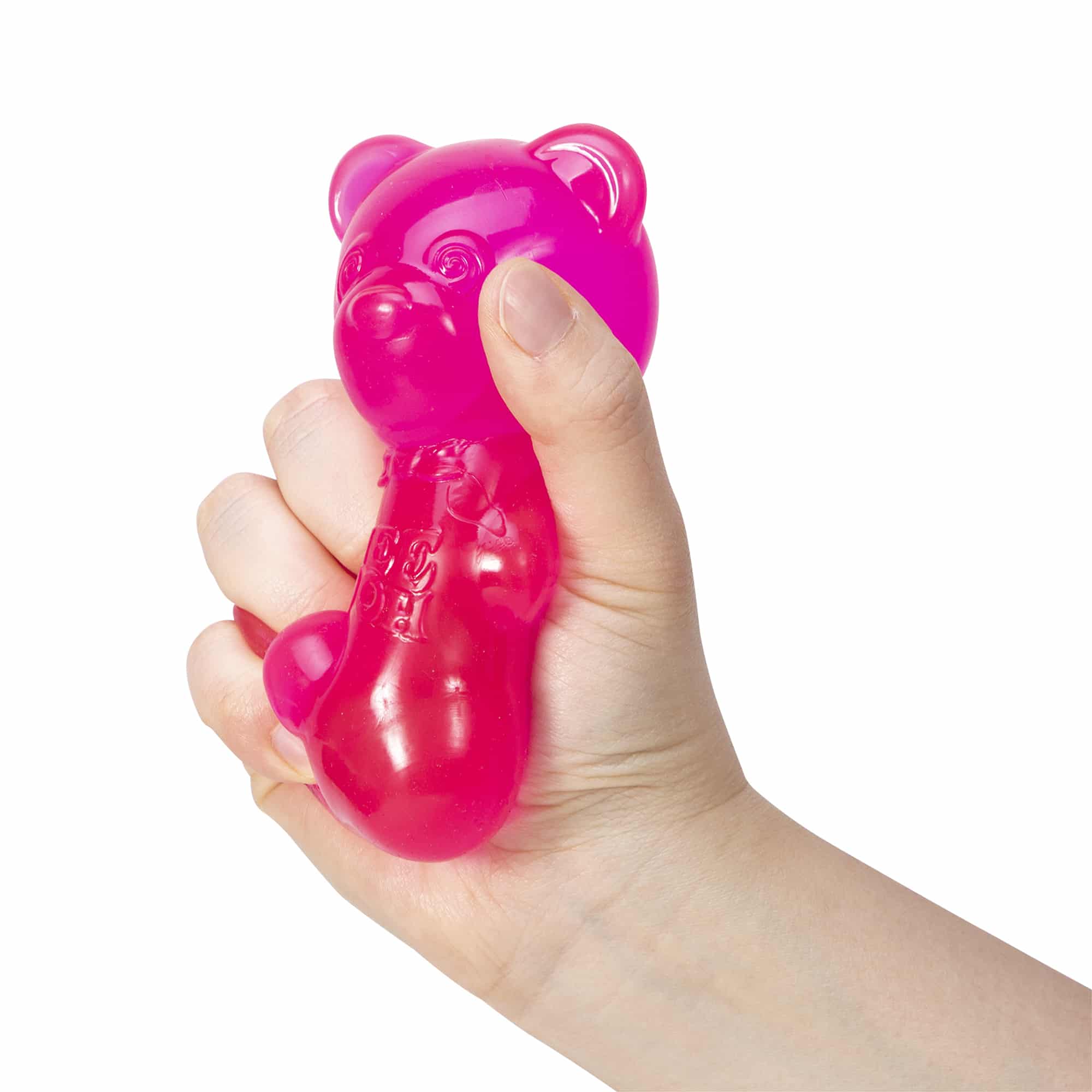 Cute Collectible NeeDoh Gummy Bear | Edition Canyon Forest - Purrfect Cat Squishy Character Stress Toy Detail