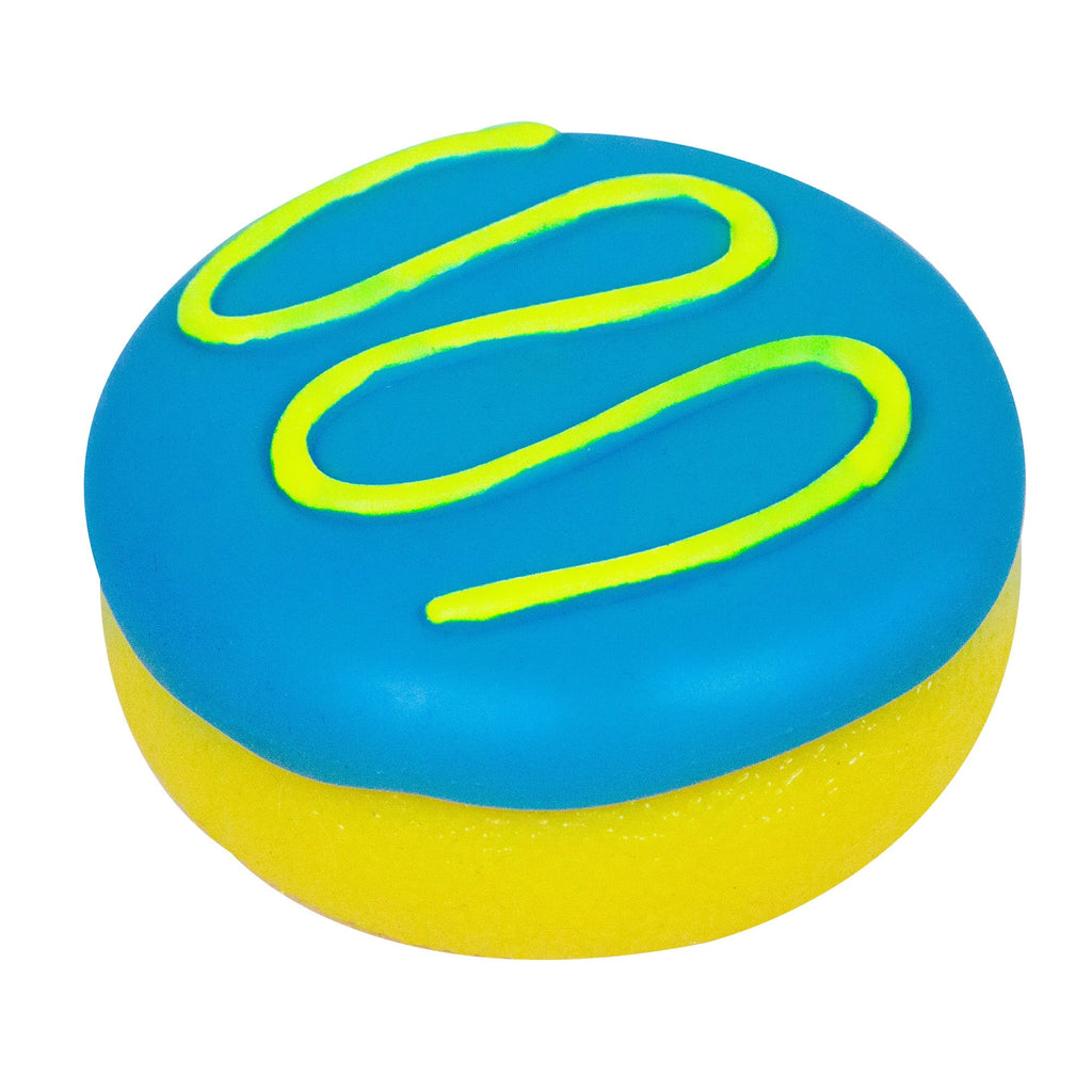 Deliciously Squishy Jelly Dohnut NeeDoh | Signature Seaside Lane - Fun Food Fidget Cookie Squishable Toy Detail