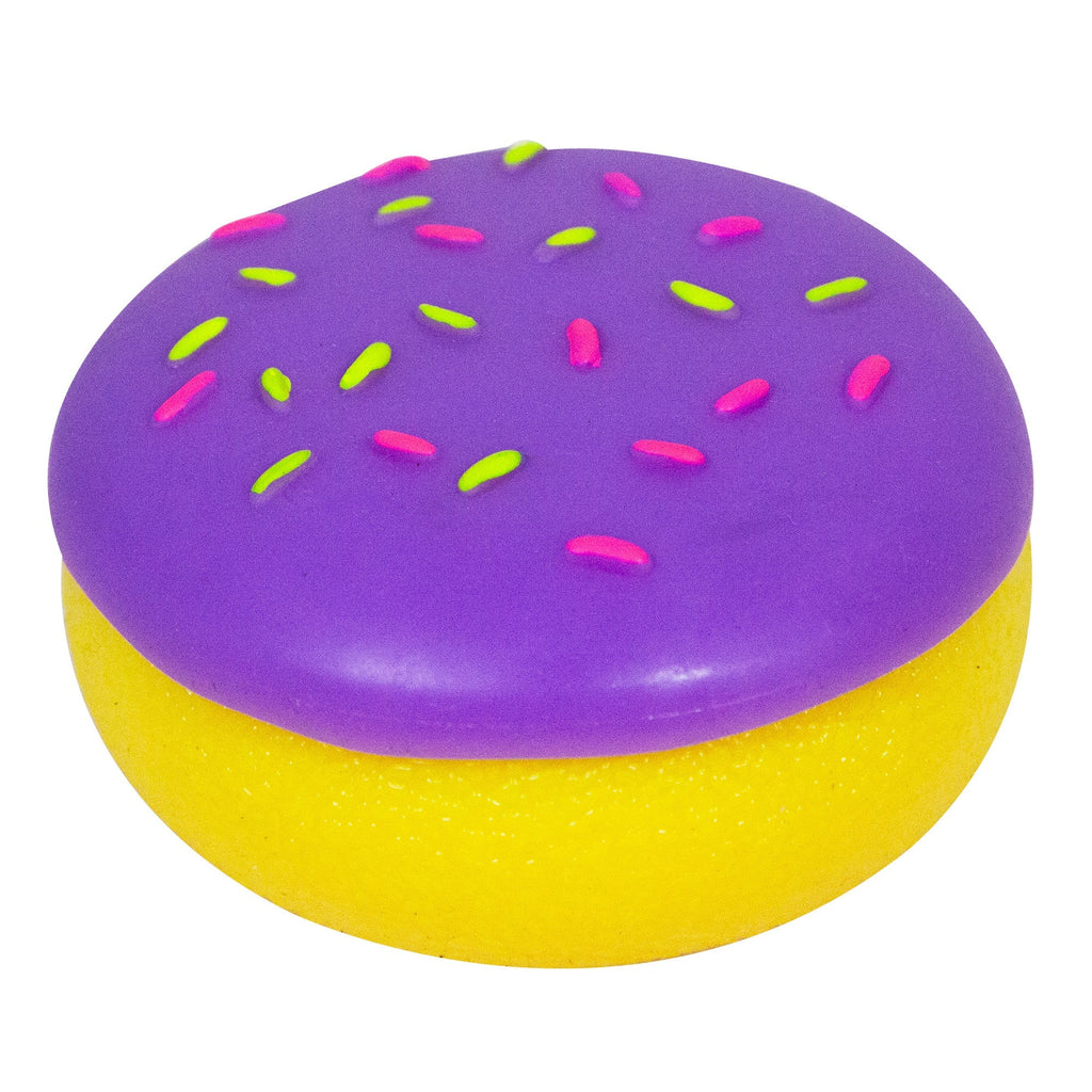 Deliciously Squishy Jelly Dohnut NeeDoh | Signature Seaside Lane - Fun Food Fidget Cookie Squishable Toy Detail