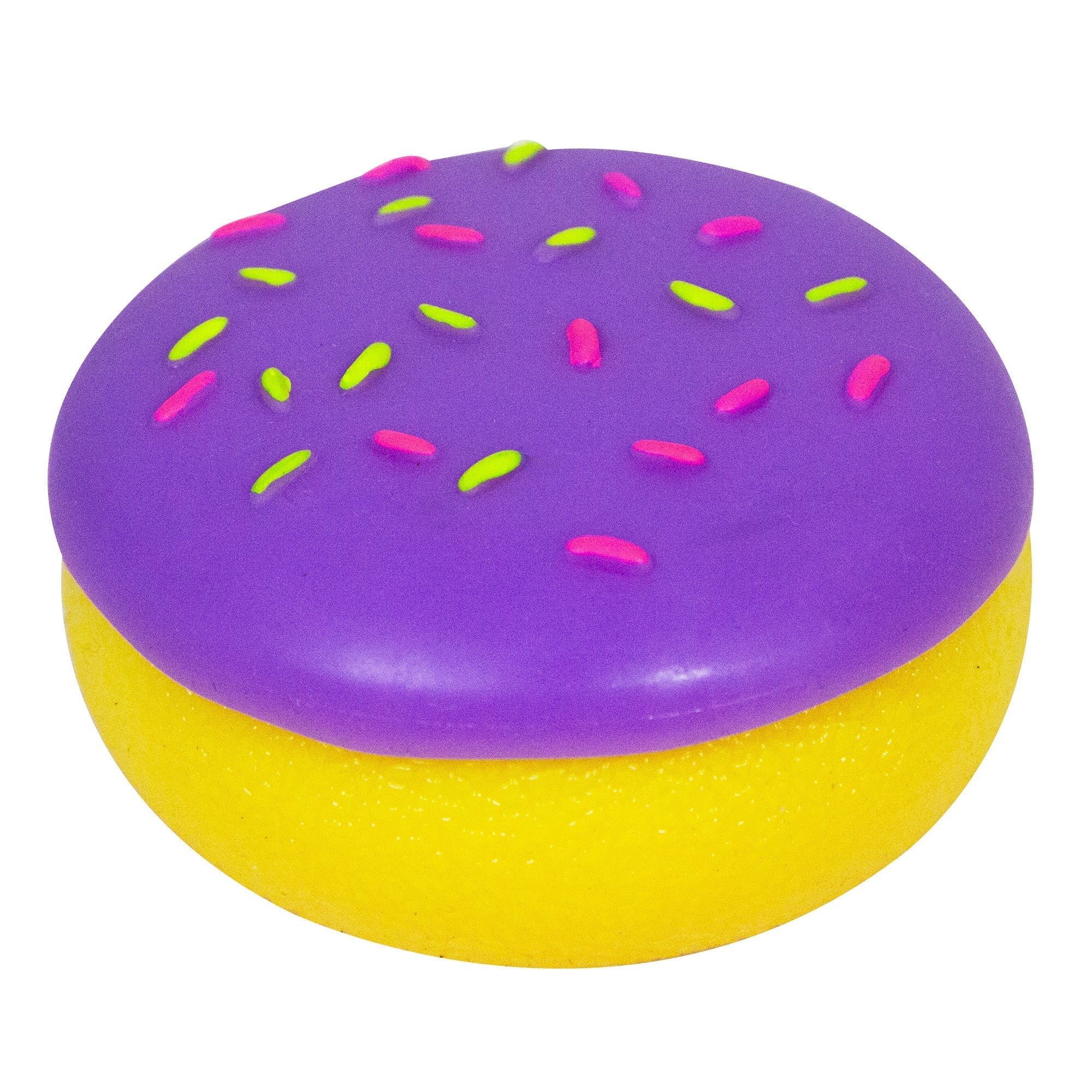 Deliciously Squishy Jelly Dohnut NeeDoh | Signature Seaside Lane - Fun Food Fidget Cookie Squishable Toy Detail