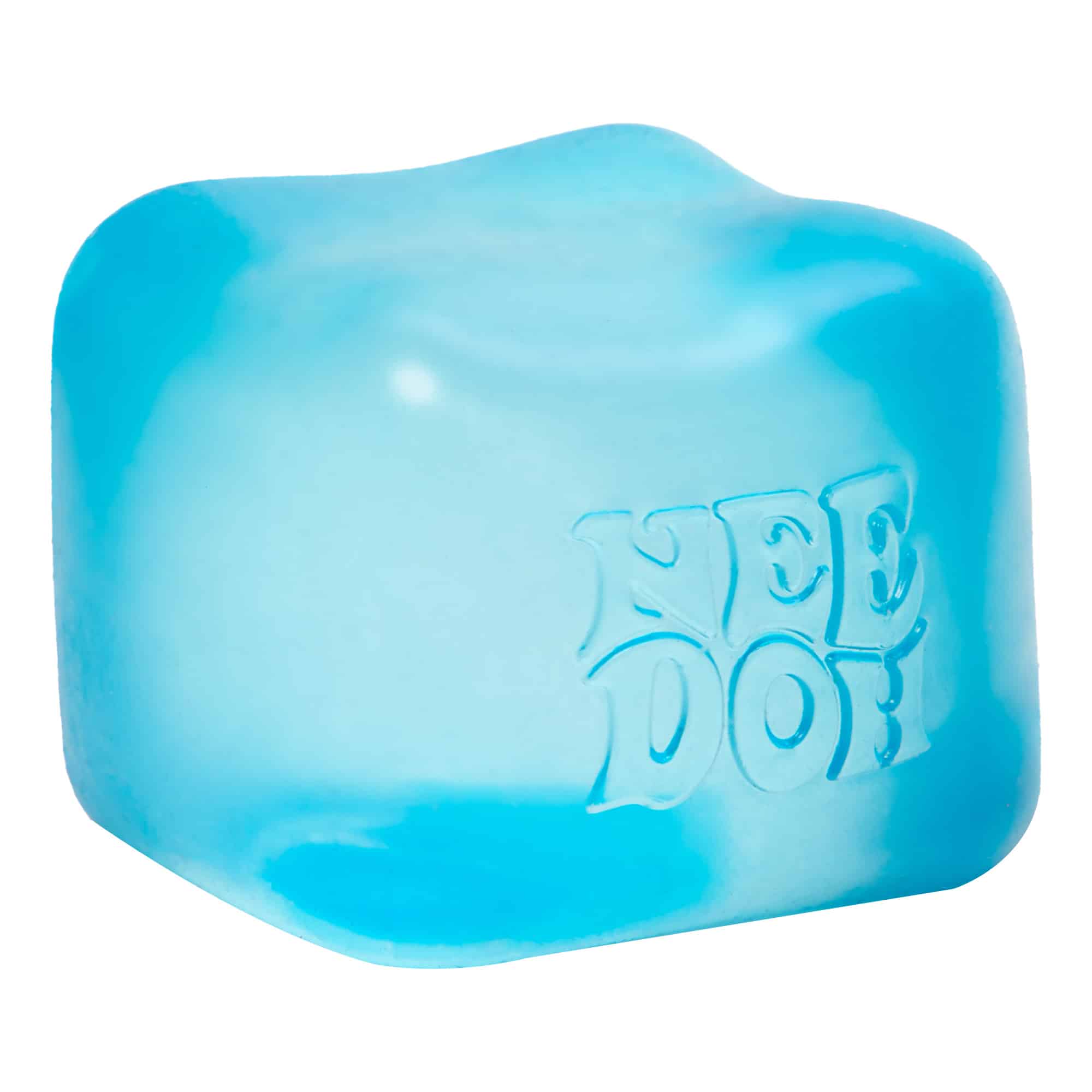 Satisfying Crunch NeeDoh Nice Cube | Series Elm Bridge - Translucent Jelly Cool Cube Sensory Toy Detail
