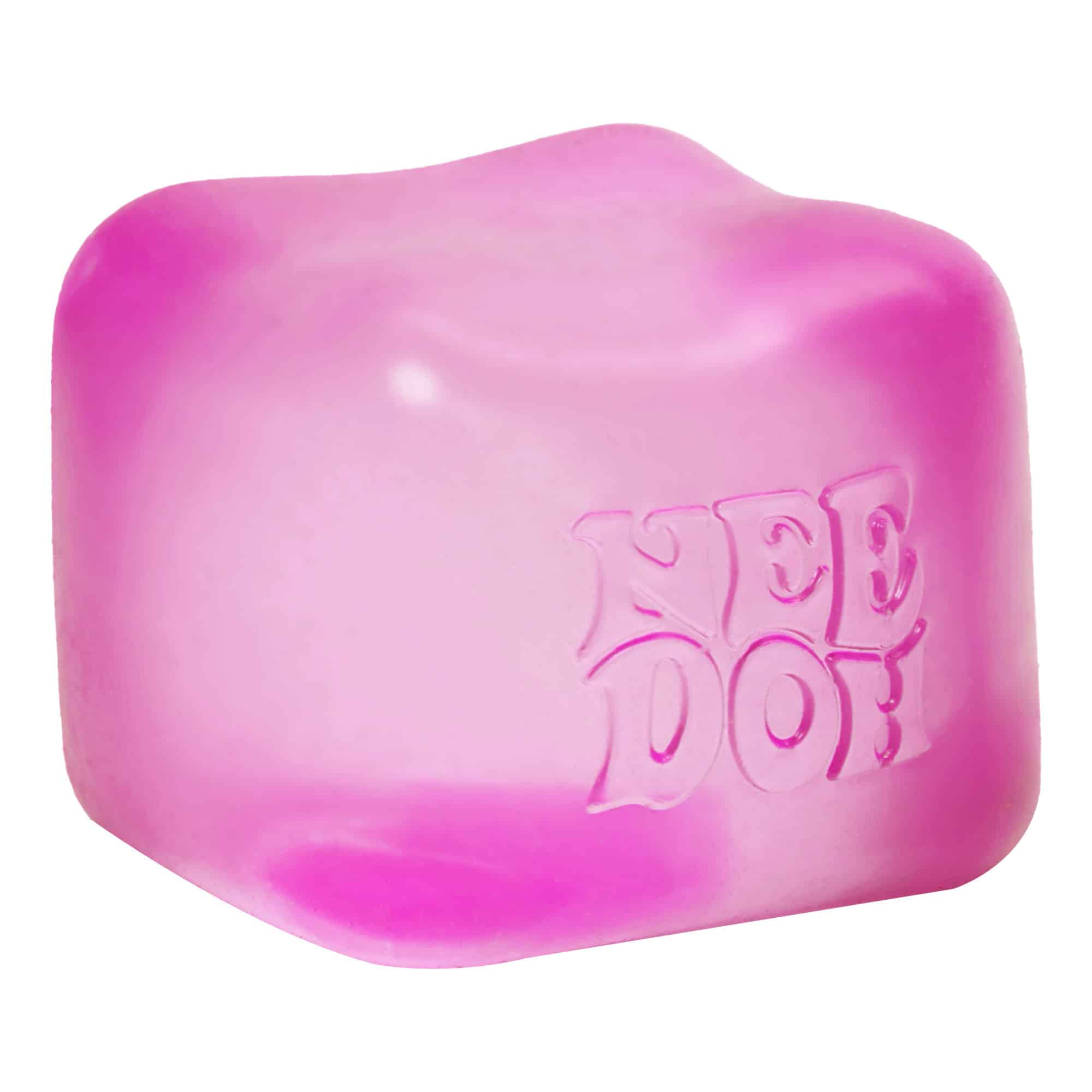 Satisfying Crunch NeeDoh Nice Cube | Series Elm Bridge - Translucent Jelly Cool Cube Sensory Toy Detail