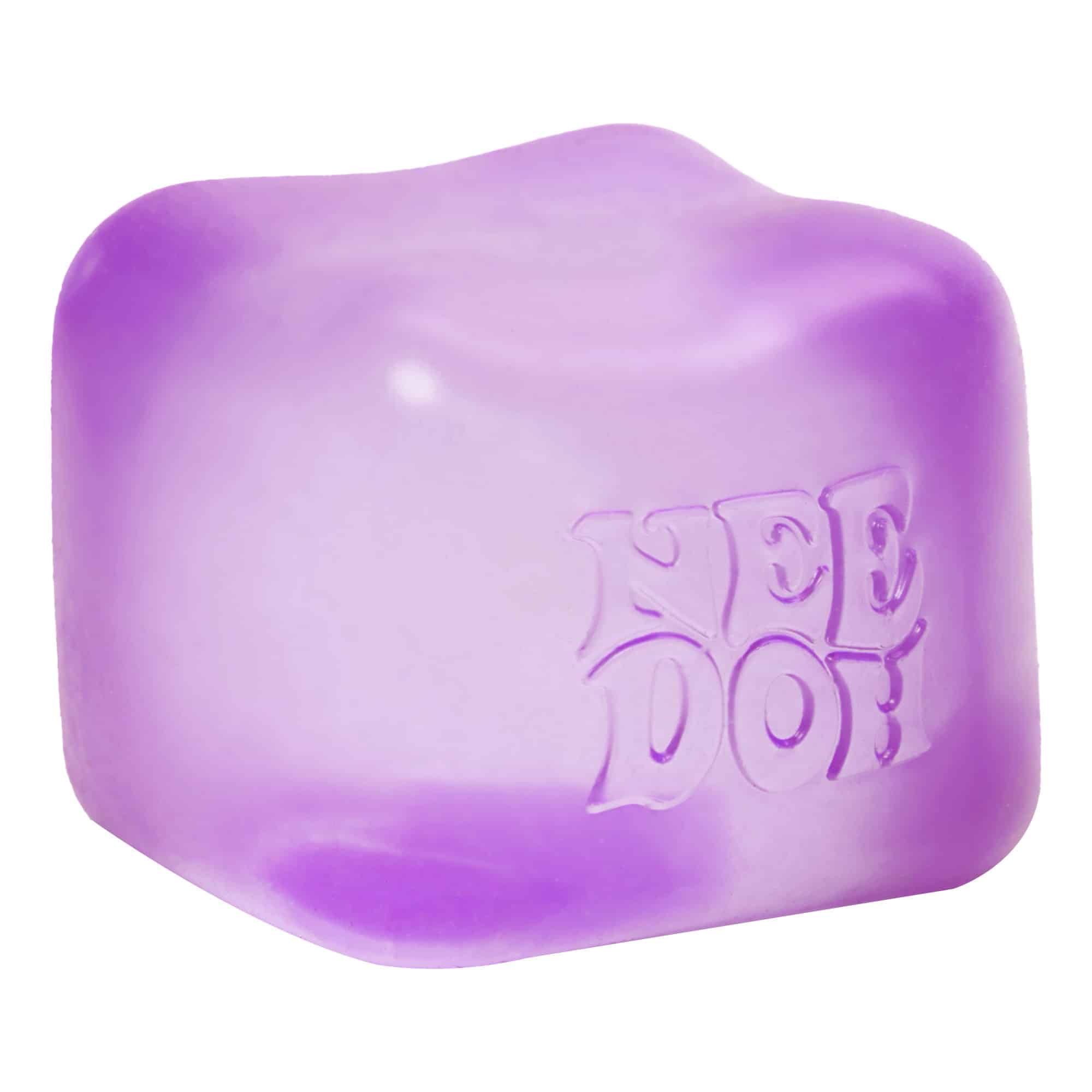 Satisfying Crunch NeeDoh Nice Cube | Series Elm Bridge - Translucent Jelly Cool Cube Sensory Toy Detail