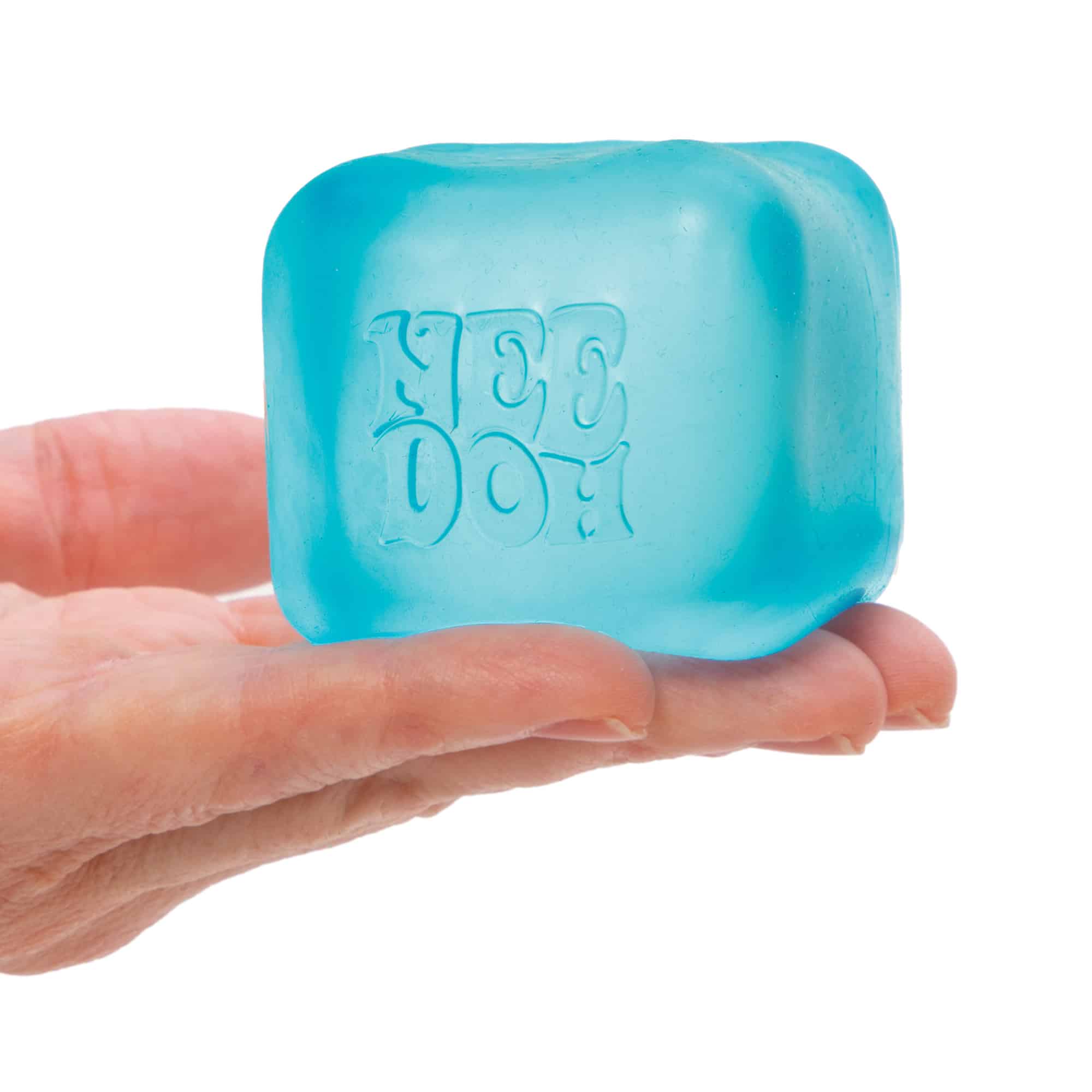 Satisfying Crunch NeeDoh Nice Cube | Series Elm Bridge - Translucent Jelly Cool Cube Sensory Toy Detail