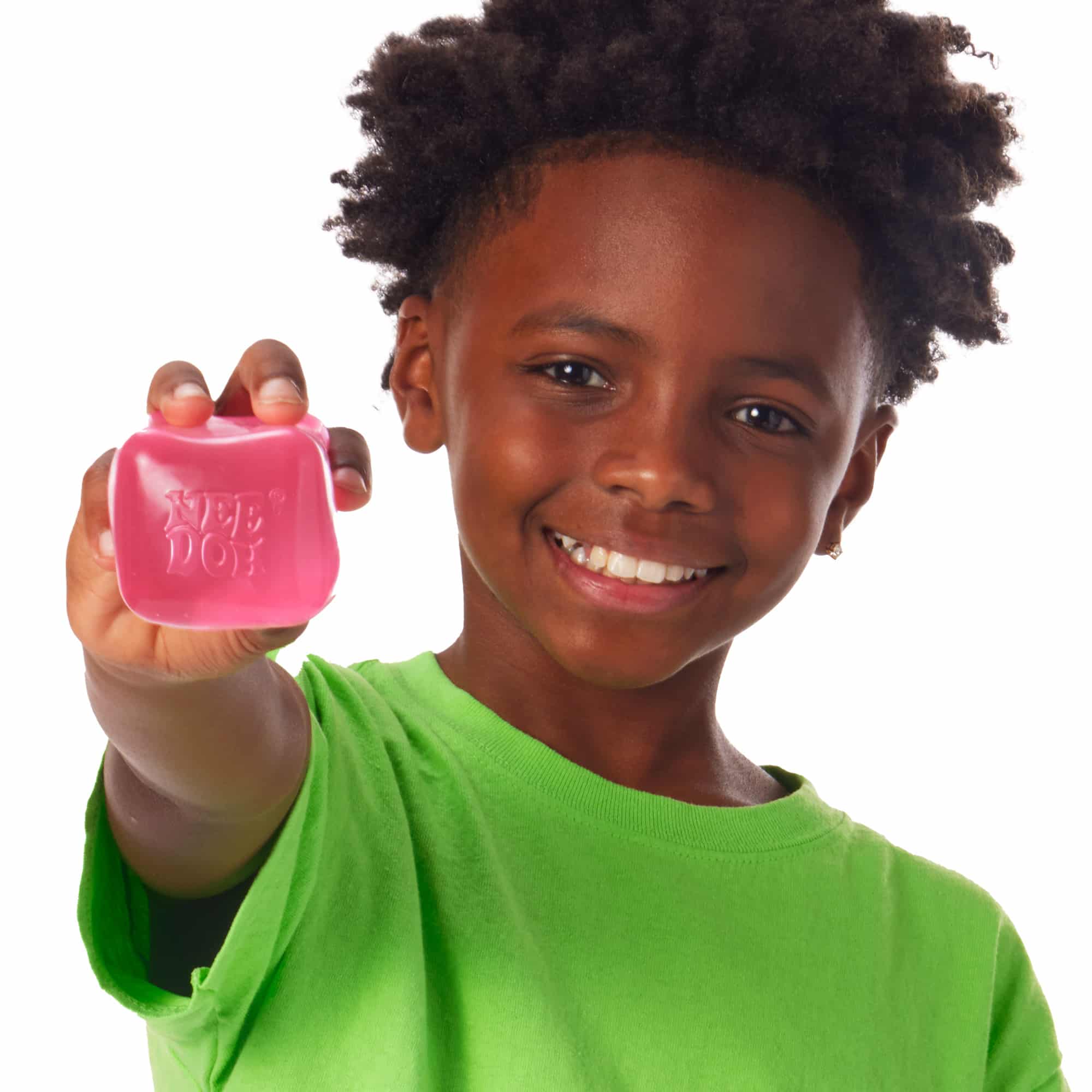 Satisfying Crunch NeeDoh Nice Cube | Series Elm Bridge - Translucent Jelly Cool Cube Sensory Toy Detail