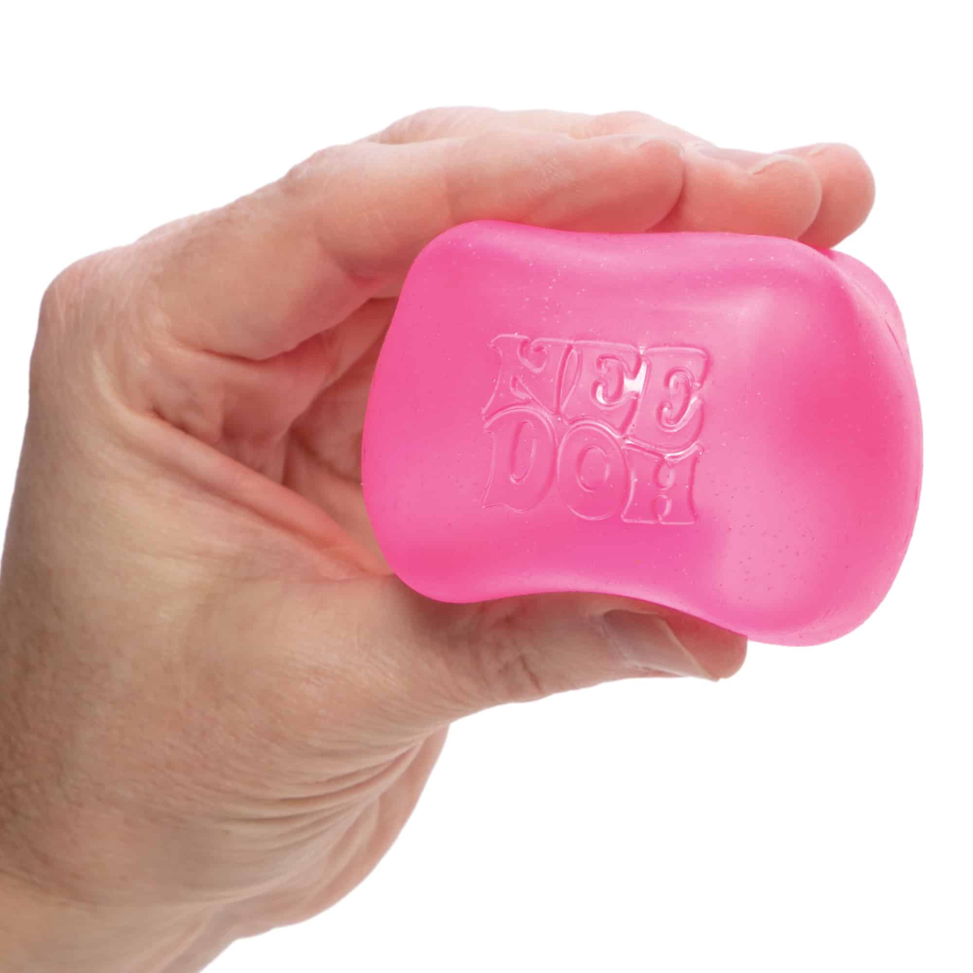 Satisfying Crunch NeeDoh Nice Cube | Series Elm Bridge - Translucent Jelly Cool Cube Sensory Toy Detail