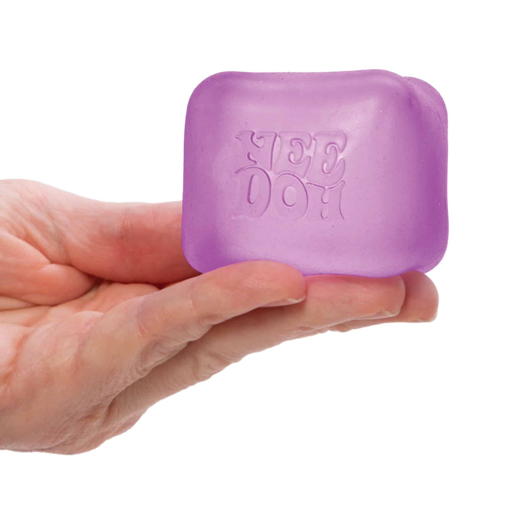 Satisfying Crunch NeeDoh Nice Cube | Series Elm Bridge - Translucent Jelly Cool Cube Sensory Toy Detail