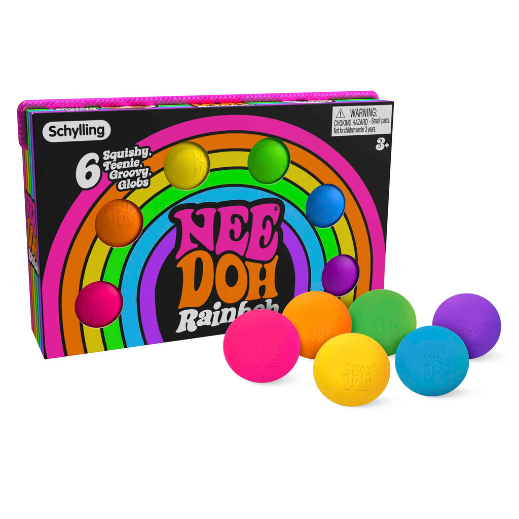 Super-Squishy NeeDoh Rainboh | Reserve Autumn Pond - Classic NeeDoh Stress-Relieving Squishy Ball Detail