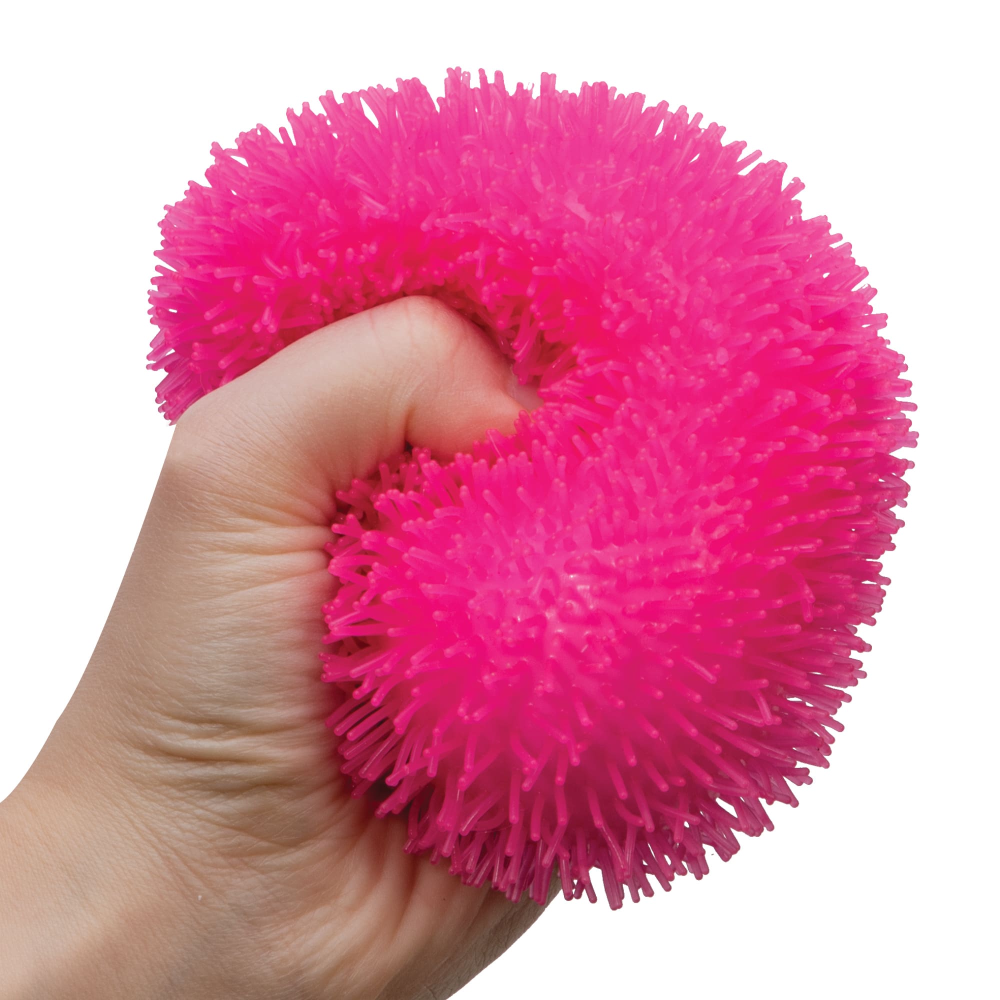 Textured Sensory Shaggy NeeDoh | Collection Winter Creek - Furry Coated Soft Touch Squishable Ball Detail