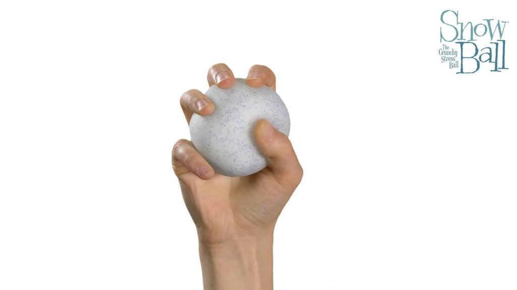 Ice-Cube Texture Snow Ball Crunch | Reserve Harbor Grove - Nice Cubes Clear Satisfying Crunch Stress Toy Detail