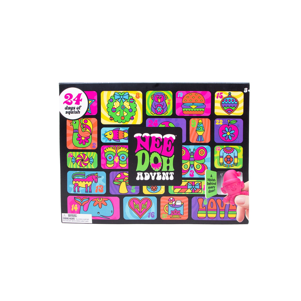 Portable Teenie NeeDoh Advent Calendar | Signature Copper Summit - Mini Groovy Glob Portable Stress Toy Set - Default Title