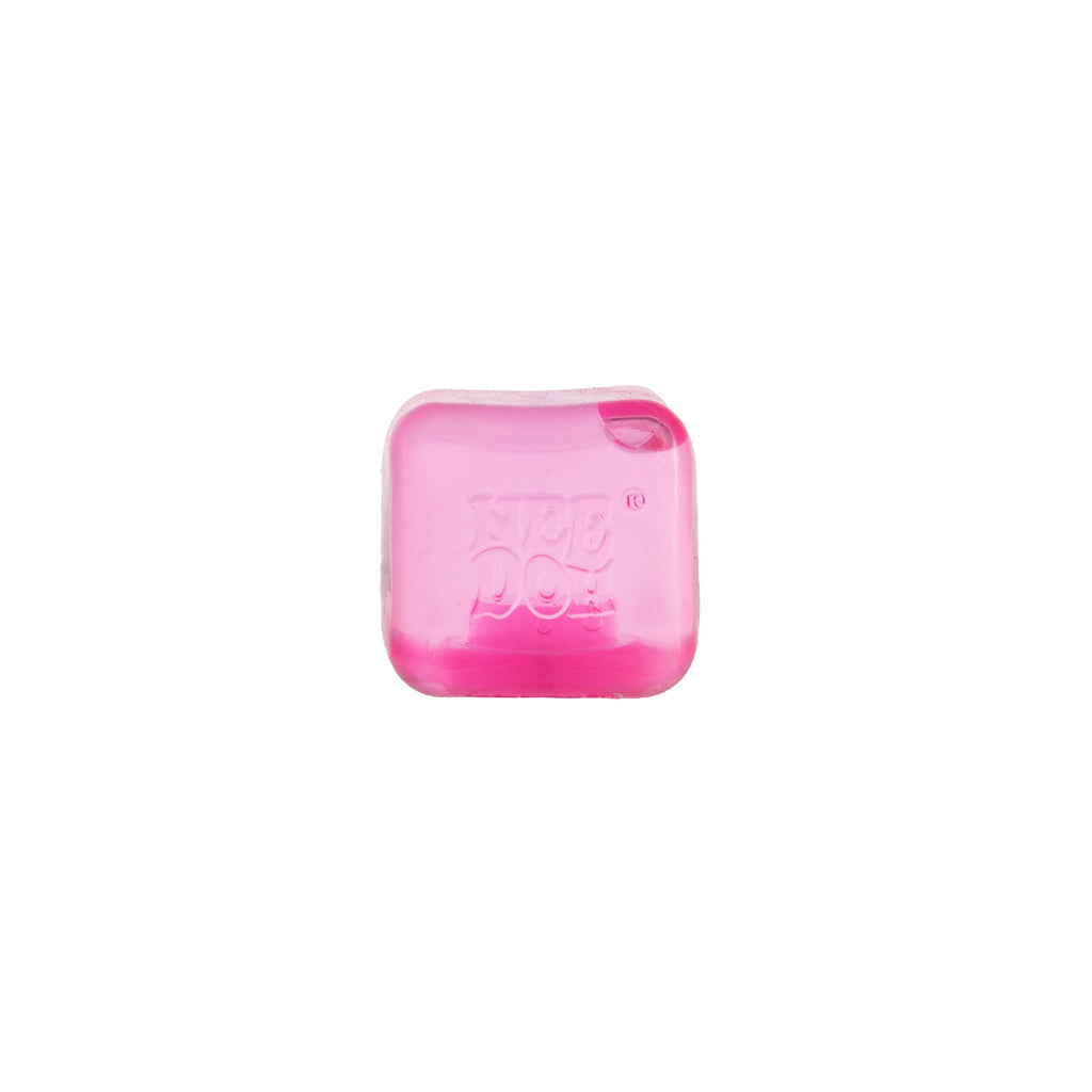 Crystal Clear NeeDoh Nice Ice Baby | Series Canyon Trail - Nice Cubes Clear Satisfying Crunch Stress Toy Detail