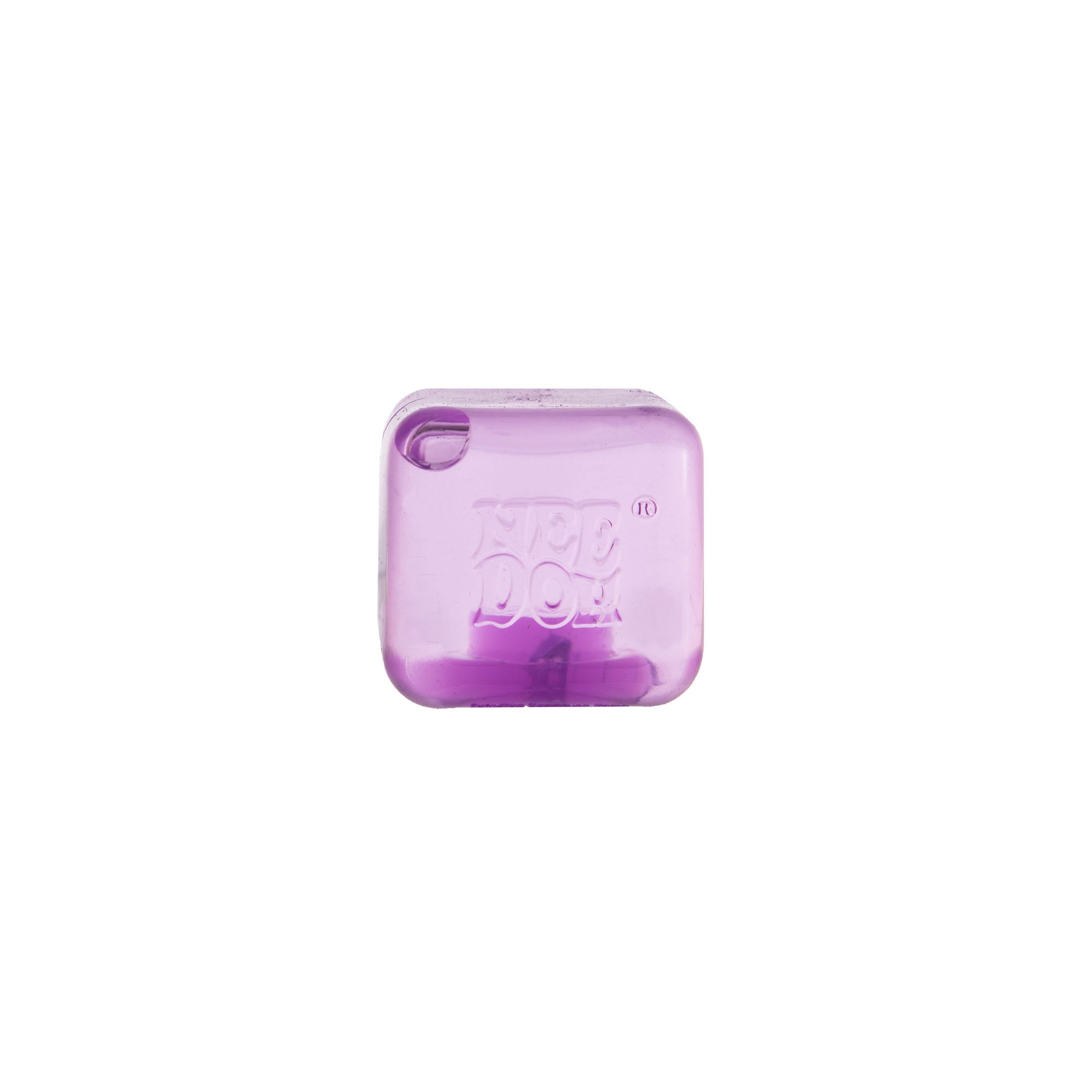 Crystal Clear NeeDoh Nice Ice Baby | Series Canyon Trail - Nice Cubes Clear Satisfying Crunch Stress Toy Detail
